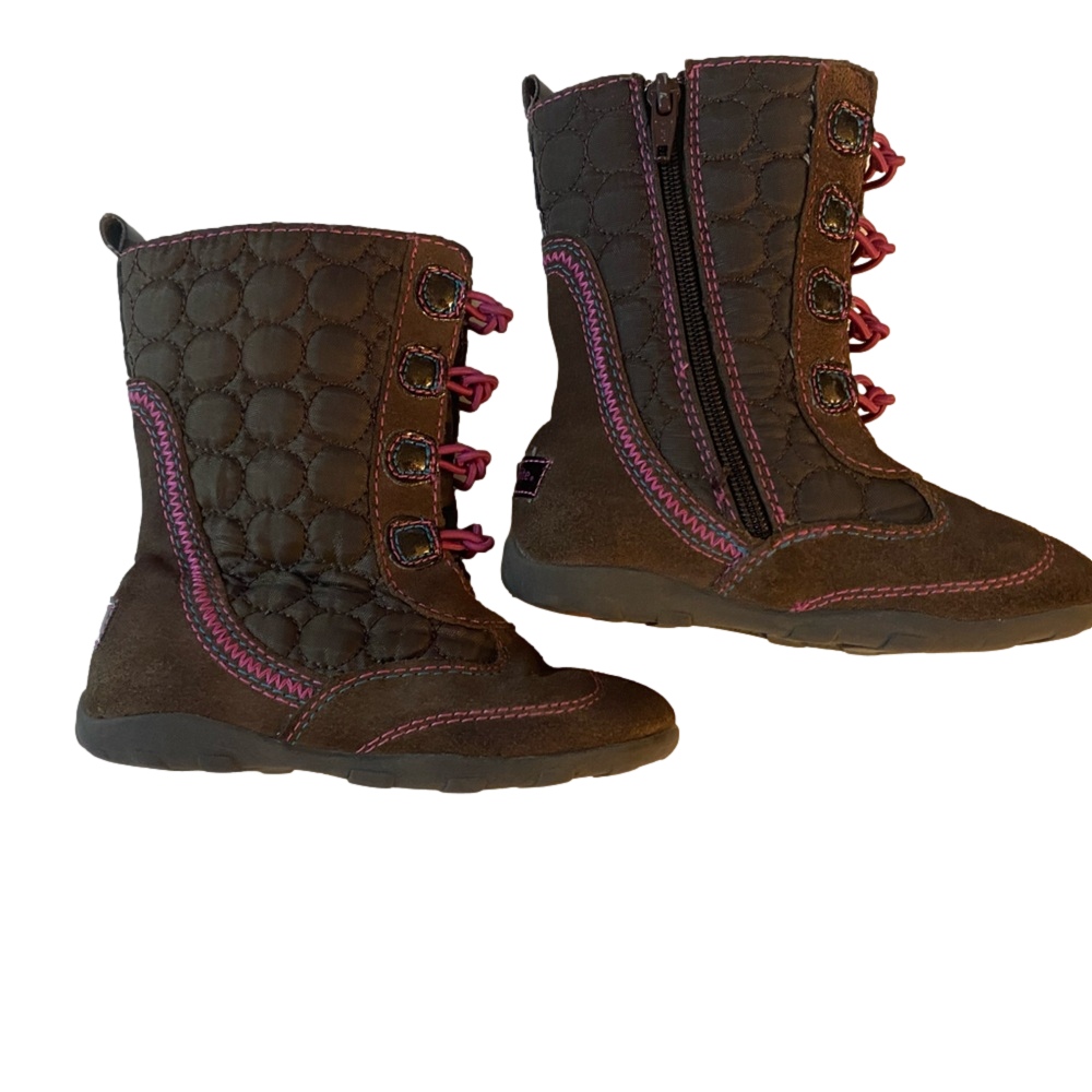 Stride Rite Tamara Girl’s Suede Boots Size US 7/EURO 23.5